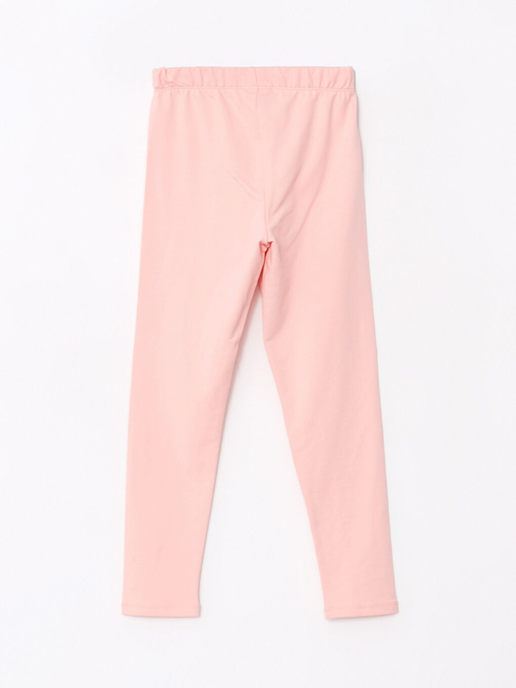 Мақтадан жасалған эластик белді принтті қыз ұзын леггинстер-1