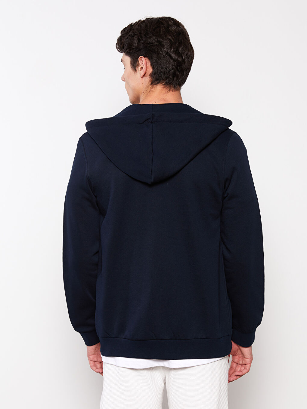 LCWAIKIKI Basic Comfortable Fit Hooded Men's Thick Sports Cardigan -W21902Z8-RFH