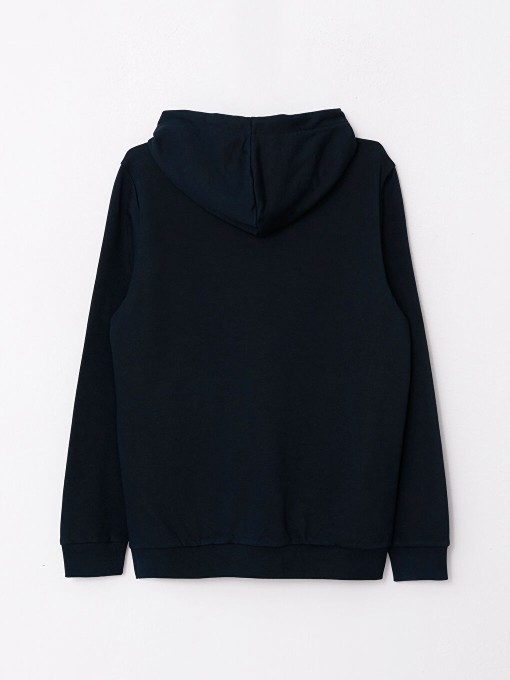 LCWAIKIKI Basic Lacivert Uzun Kollu Erkek Hoodie - 7