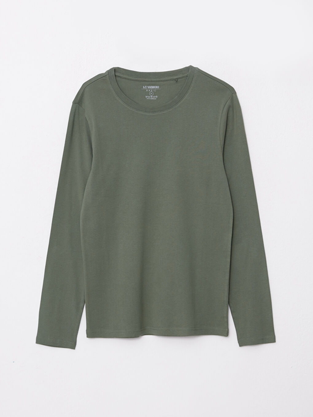 LCWAIKIKI Basic Crew Neck Long Sleeve Jersey Men's T-Shirt -W21909Z8-QA5