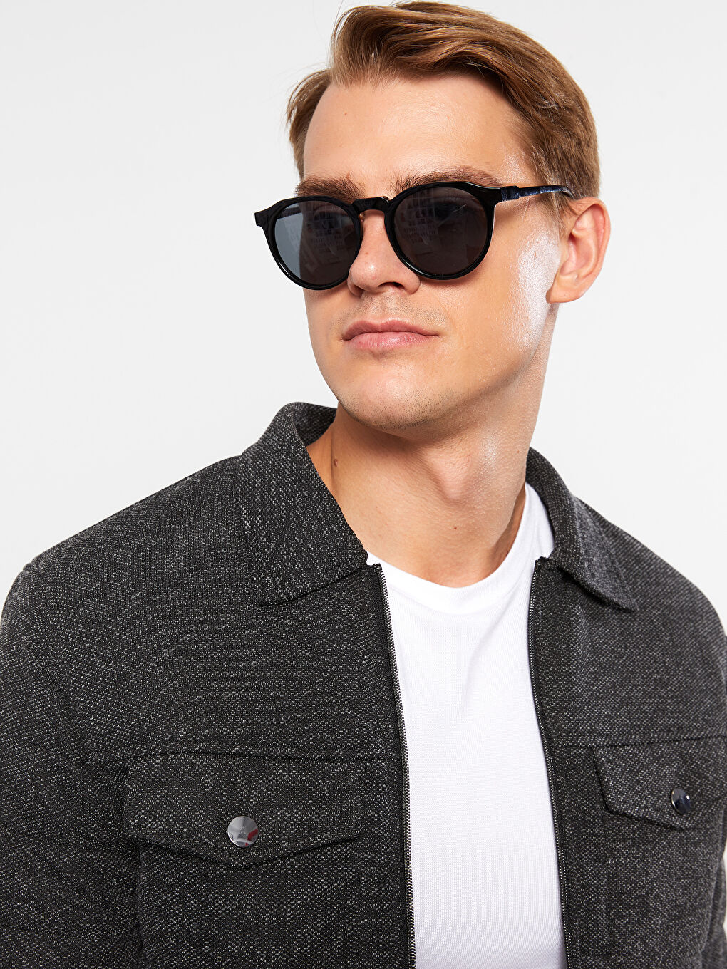 LCW Vision Schlank Geschnittener Mantel mit Kragenhals für Herren -W21914Z8-HZX