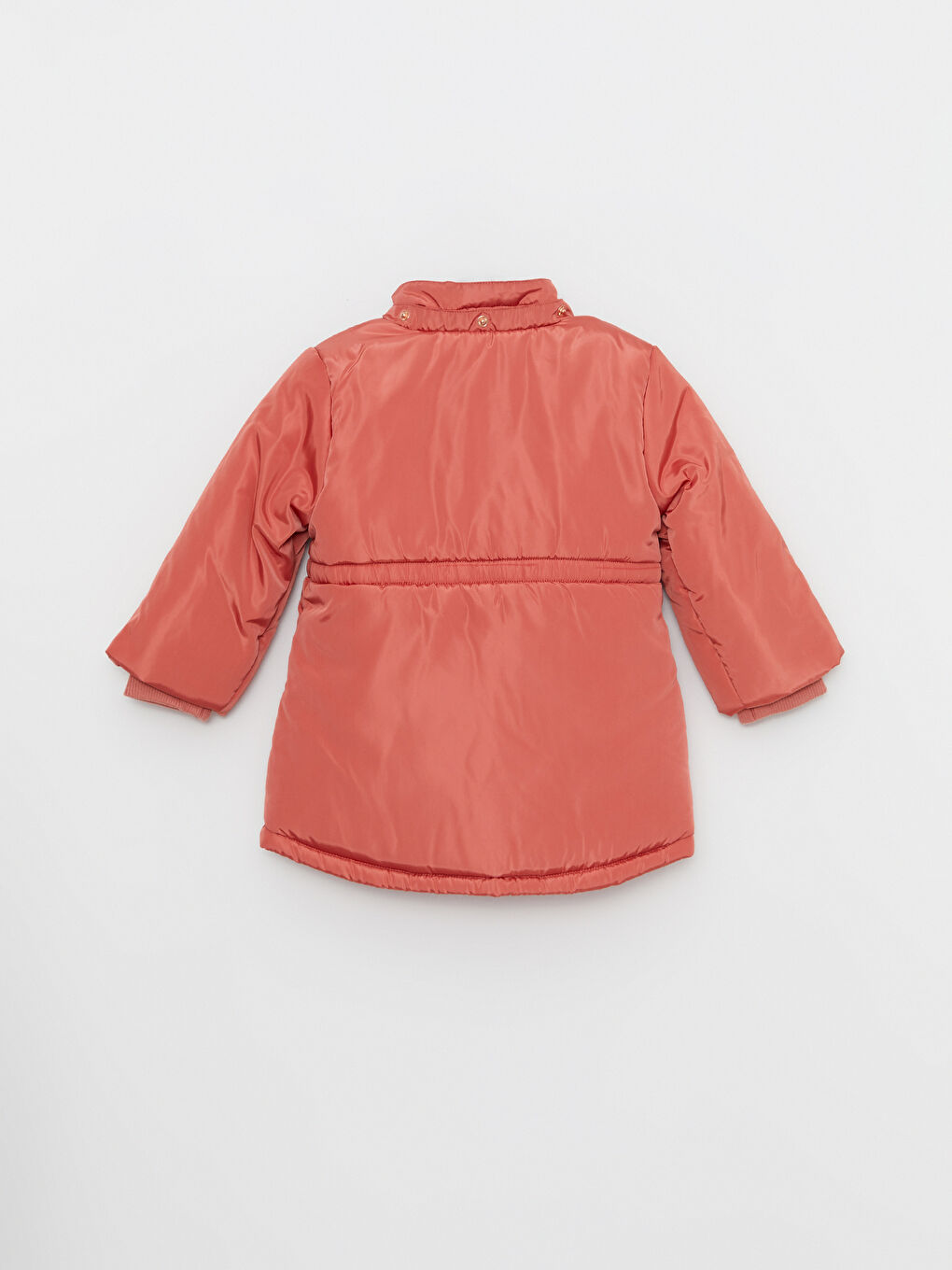 Пальто с капюшоном и длинным рукавом для малышки девочки-3