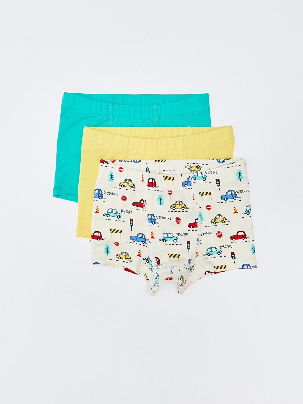 Elastischer Bund Baby Jungen Boxershorts 3er-Pack