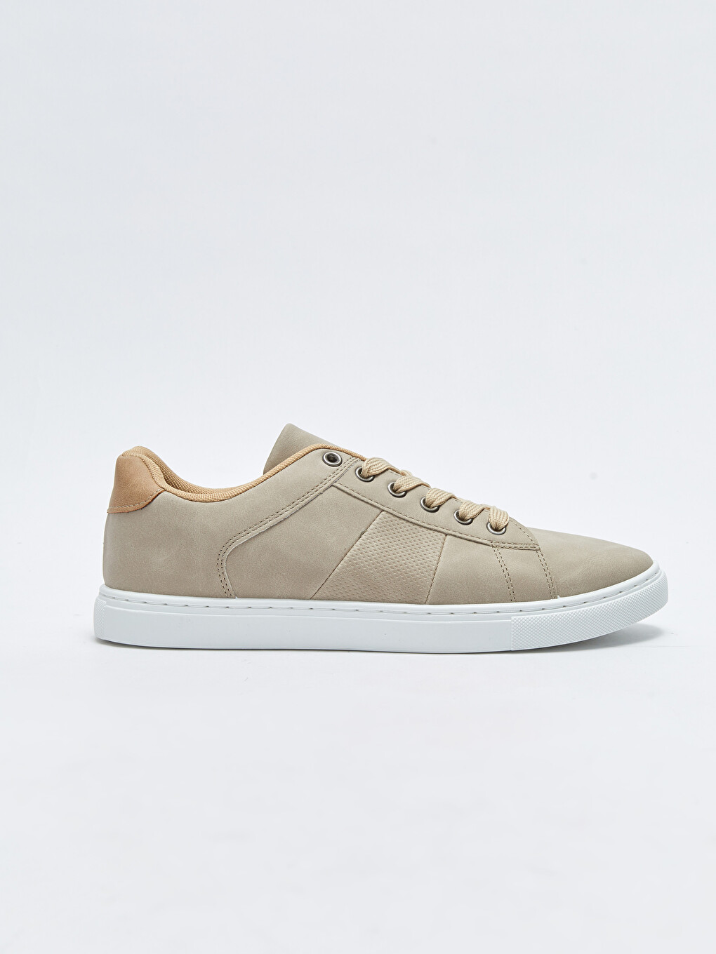 Faux Leather Lace-Up Men's Trainers-1