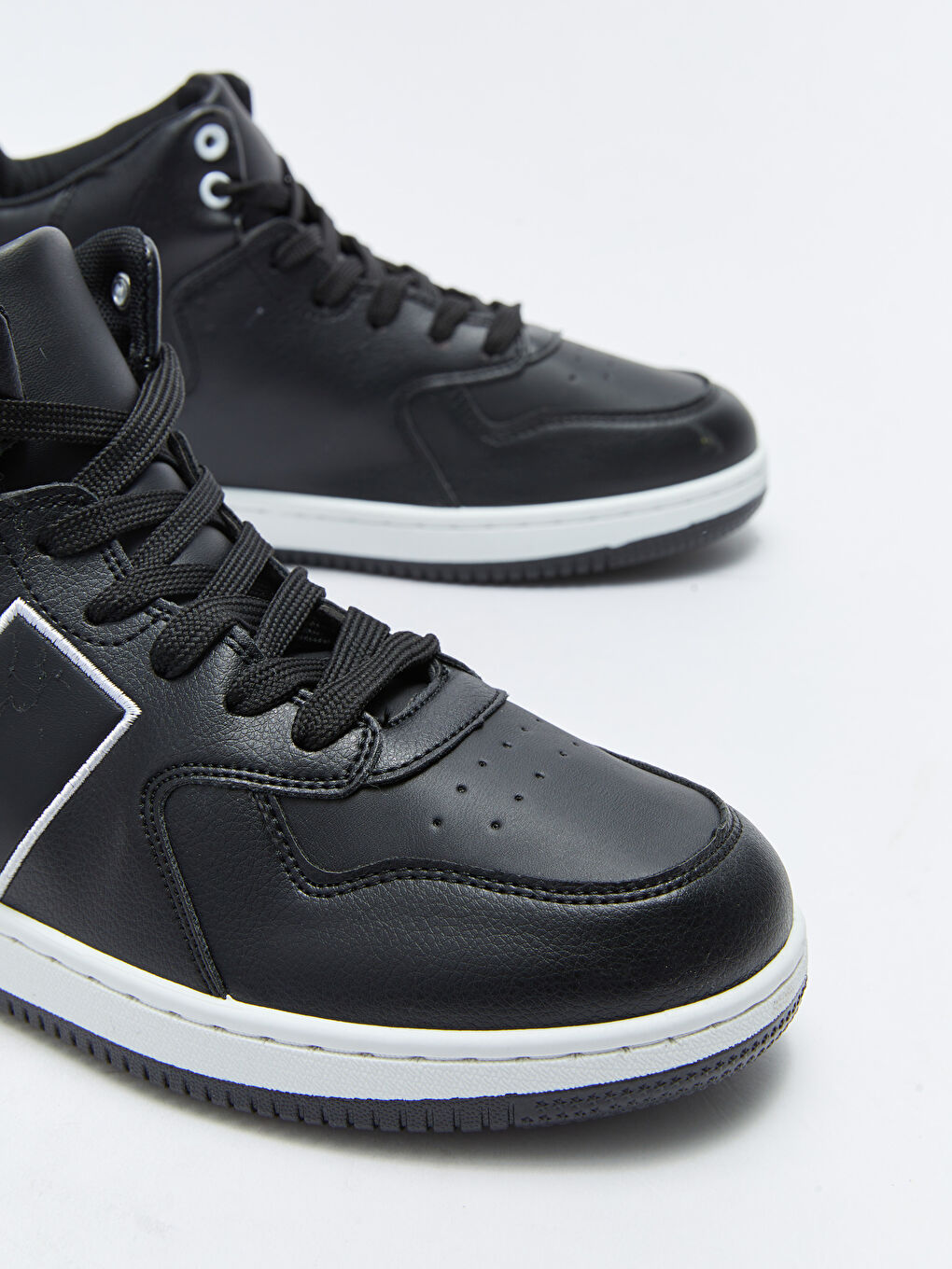 Bestickte Schnür-Sneaker in Knöchellänge für Herren-2