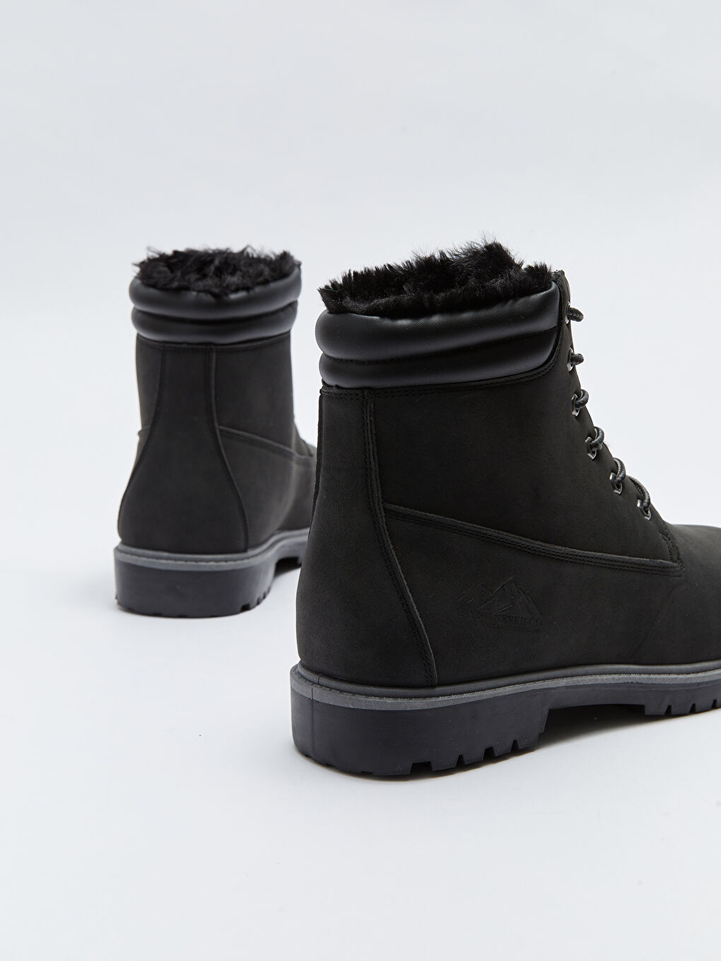 Siyah Bağcıklı Bilek Boy Erkek Bot-4