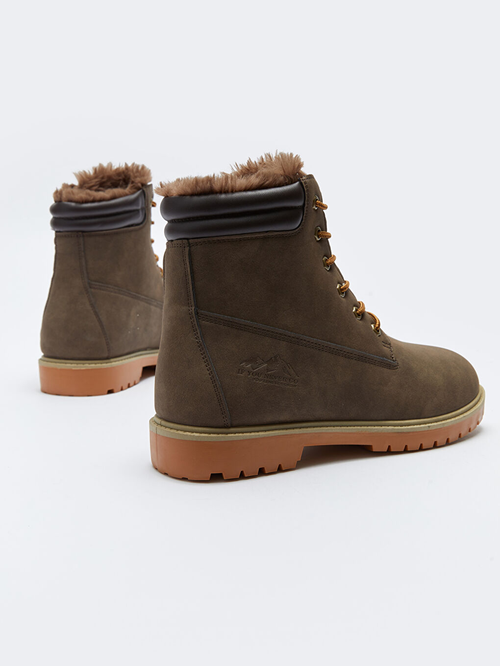 Ботинки Мужские На Шнуровке До Щиколотки-4