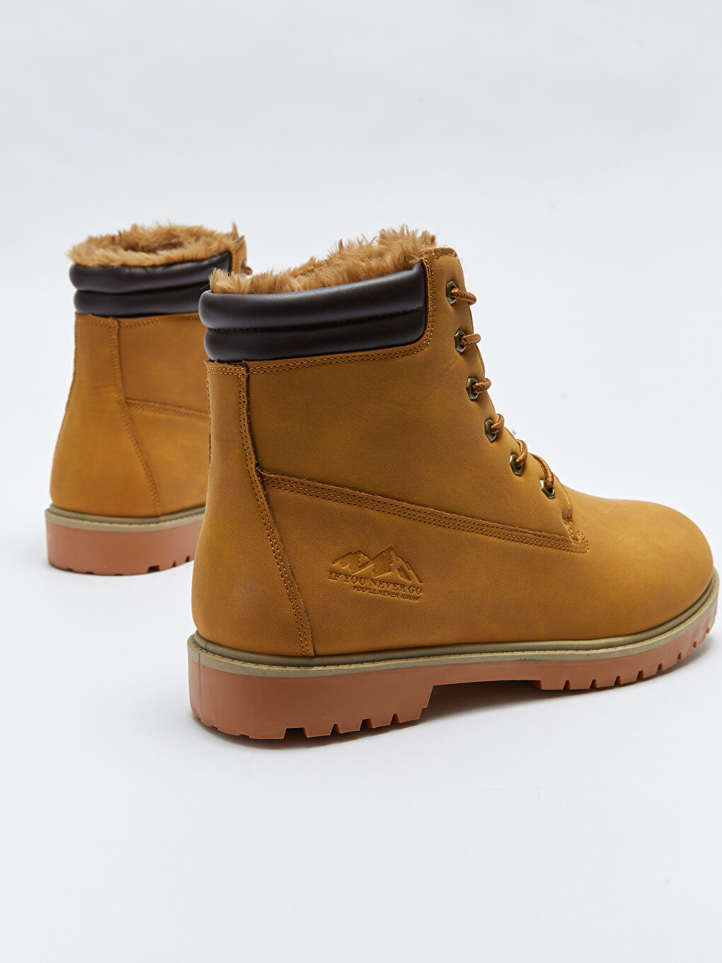 Kahverengi Bağcıklı Bilek Boy Erkek Bot-4