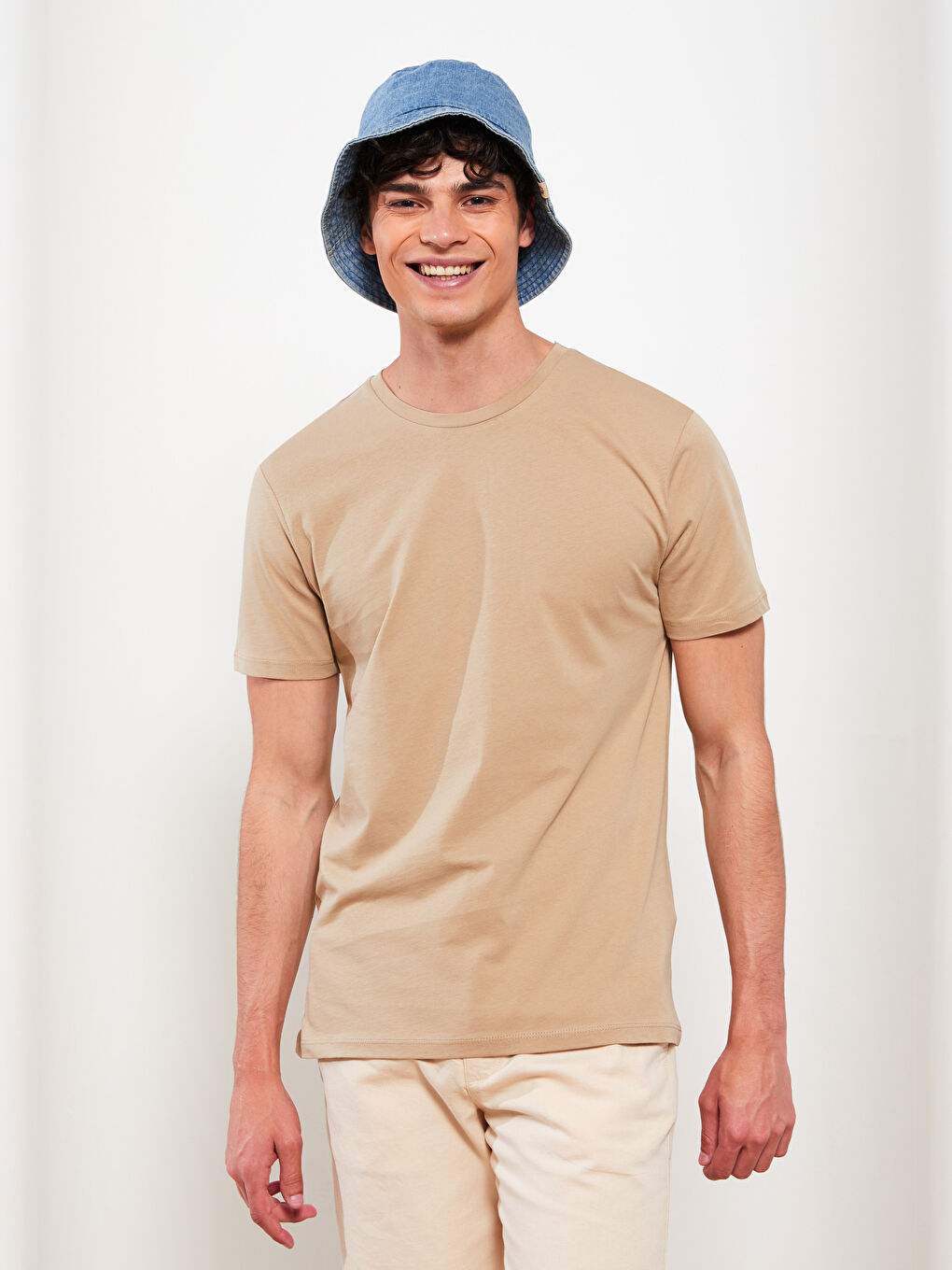 Crew Neck Jersey Men's T-Shirt-1