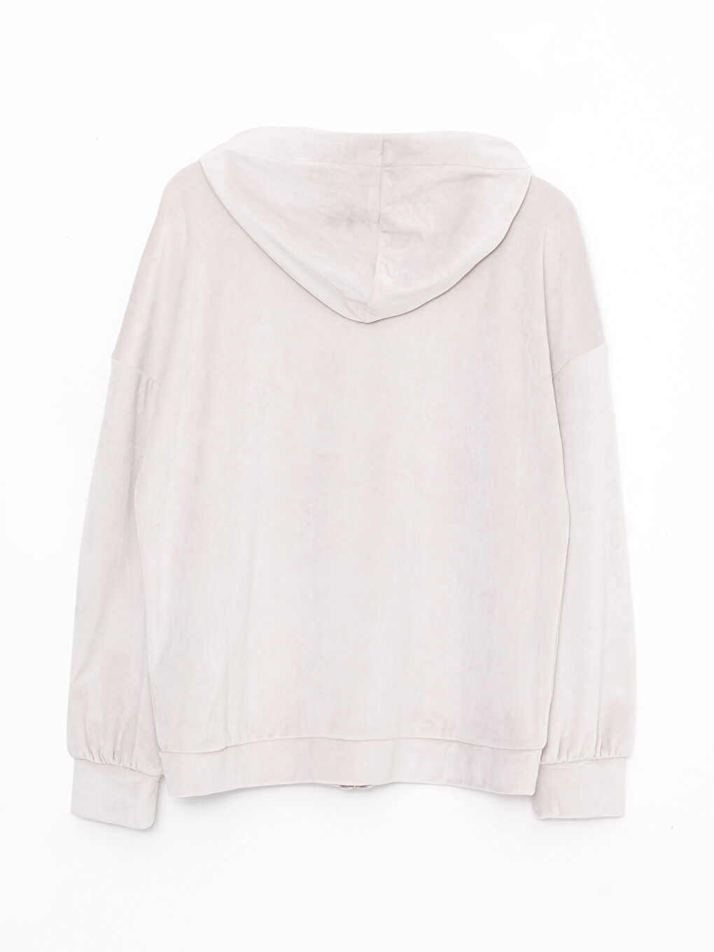 LCW DREAM Mit Kapuze Regulär Langarm Samt Pyjama-Oberteil für Damen -W21989Z8-EHW