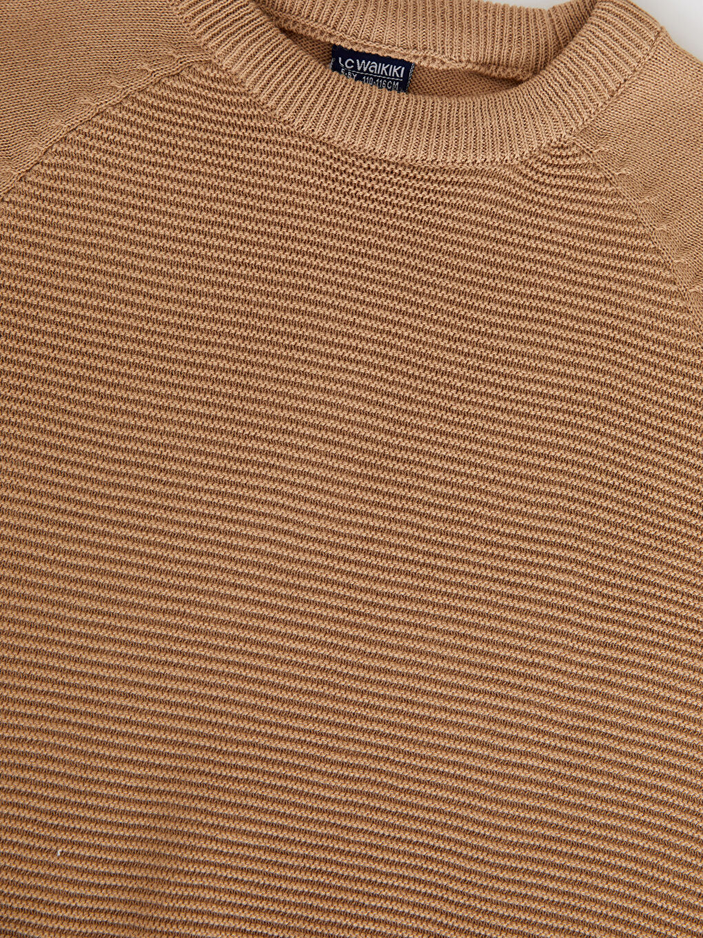 Светр трикотажний з довгим рукавом і круглим вирізом горловини для хлопчиків-5