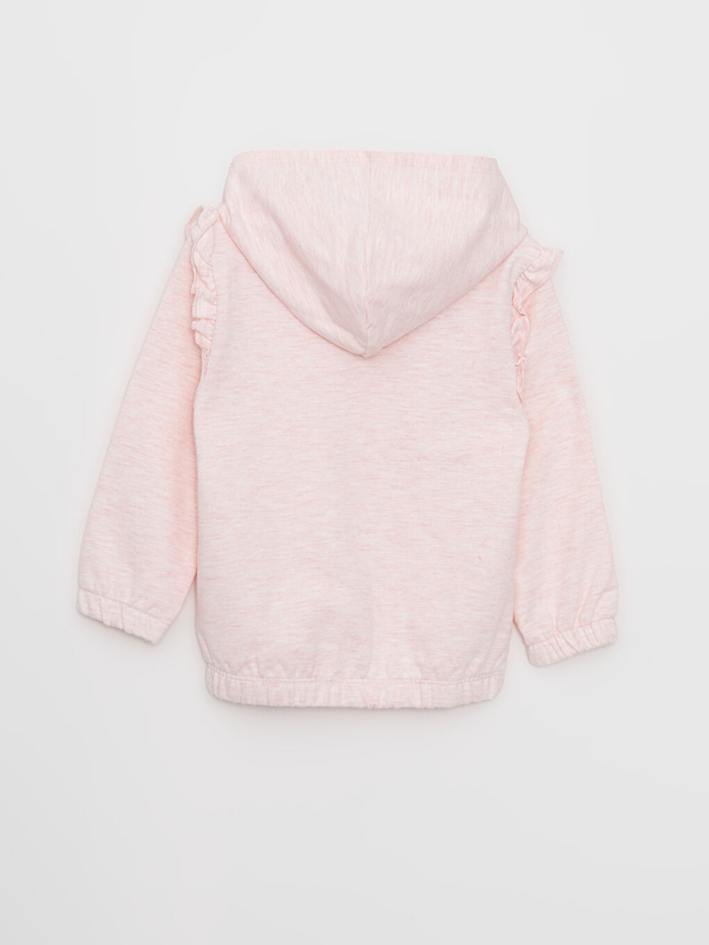 سويت شيرت بسحاب بكابوش كم طويل سادة بنات رضع-2