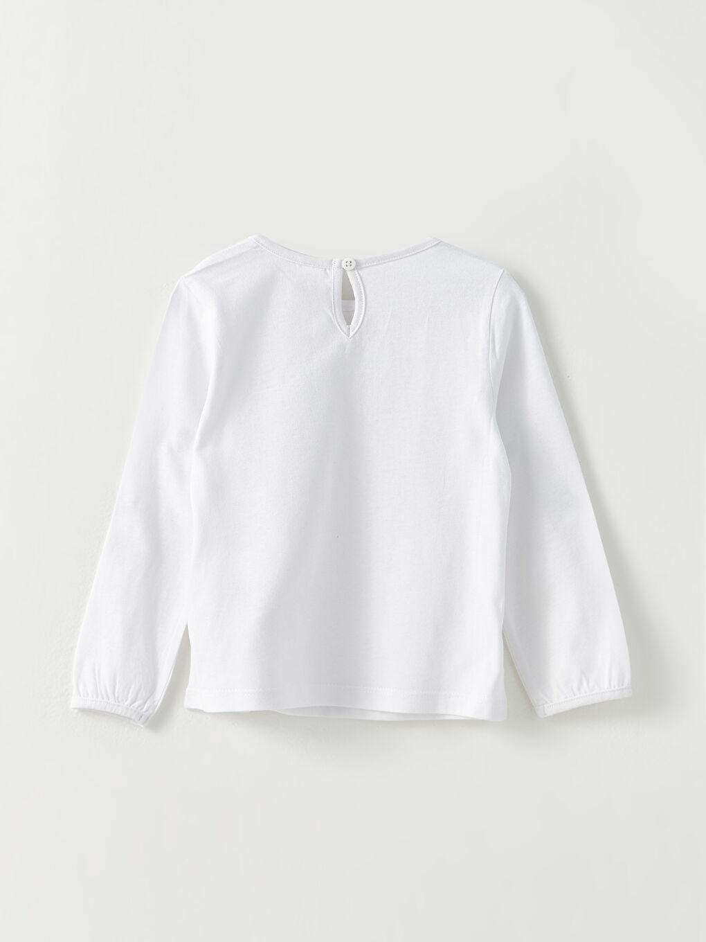 Crew Neck Long Sleeve Basic Baby Girl T-shirt -W22015Z1-EEW