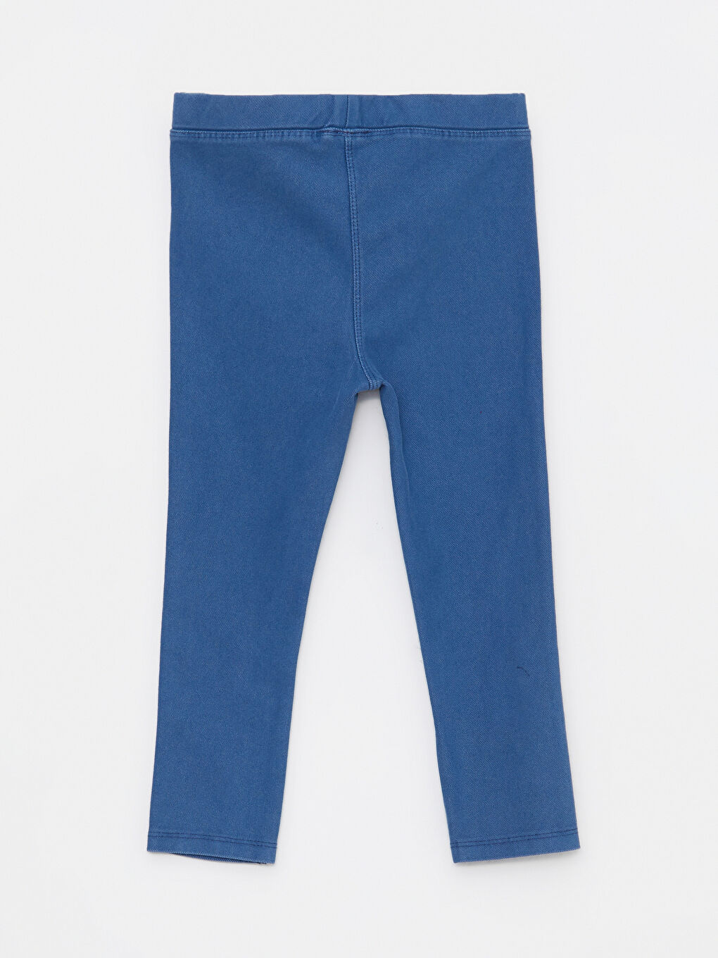 LCW baby İndigo Beli Lastikli Basic Kız Bebek Jean Tayt - 1