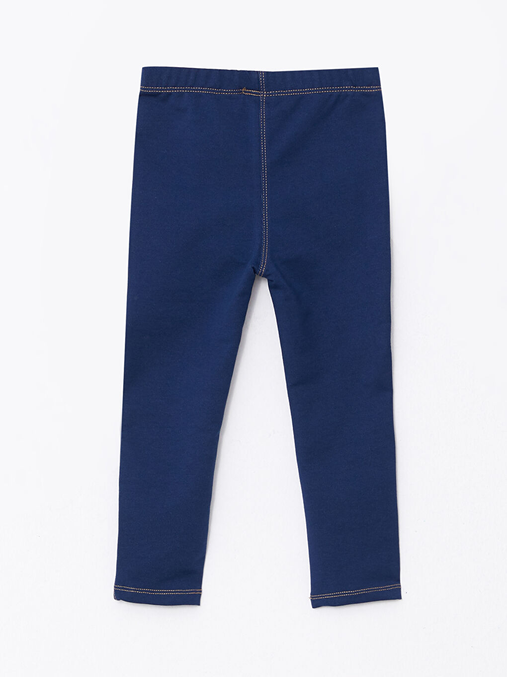 Elastic Waist Basic Jean Look Baby Girl Sweatpants -W22019Z1-309