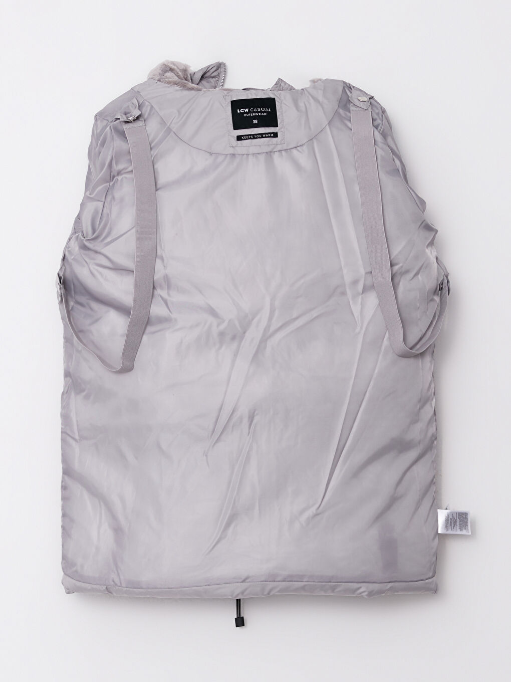 Women's Hooded Plain Puffer Coat-9