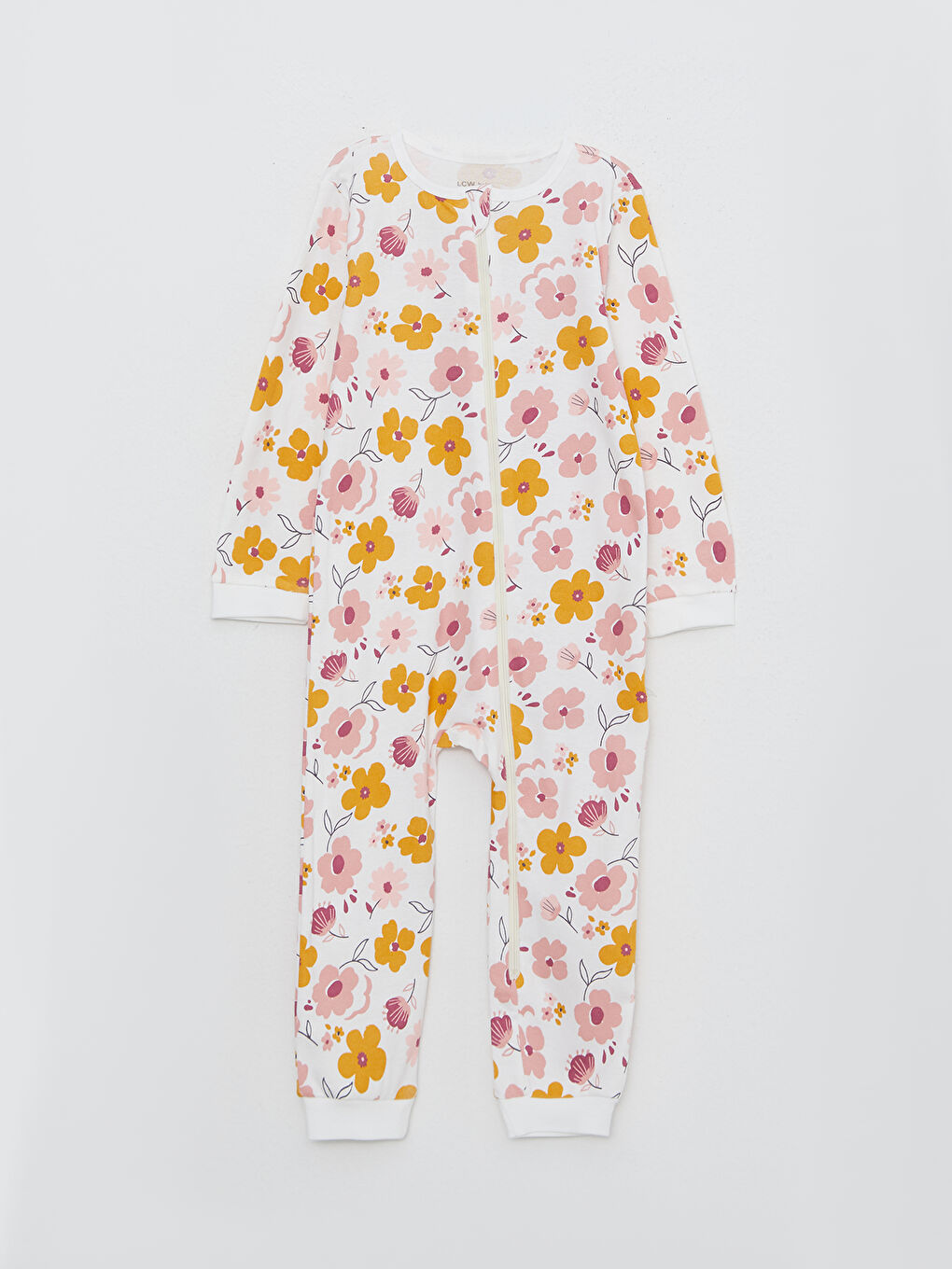 LCW baby Crew Neck Long Sleeve Baby Girls Jumpsuit 2 Pack -W22044Z1-RTM