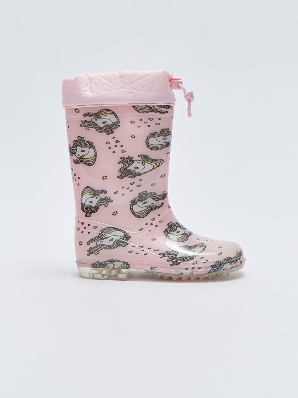 Bottes de Pluie Imprimées à Boucle pour Filles-1