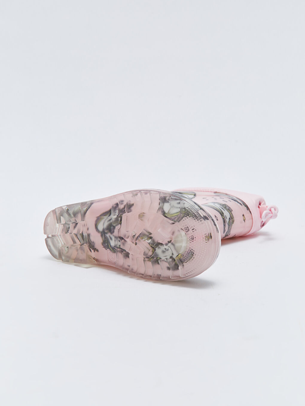 Bottes de Pluie Imprimées à Boucle pour Filles-3