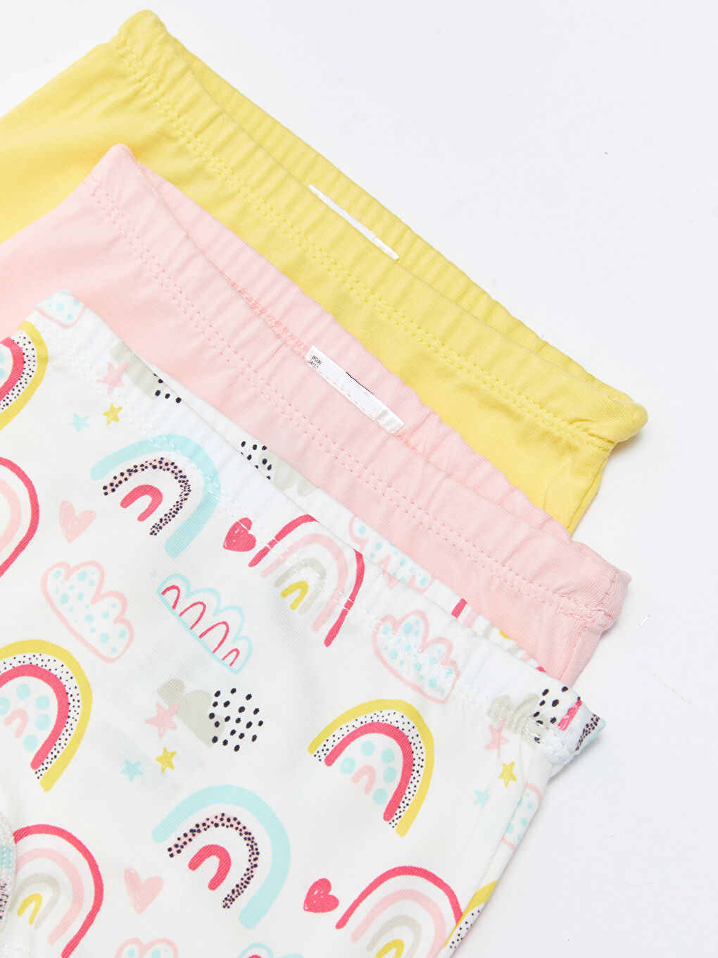 Boxer Bébé Fille en Coton à Taille Élastique Lot de 3-2