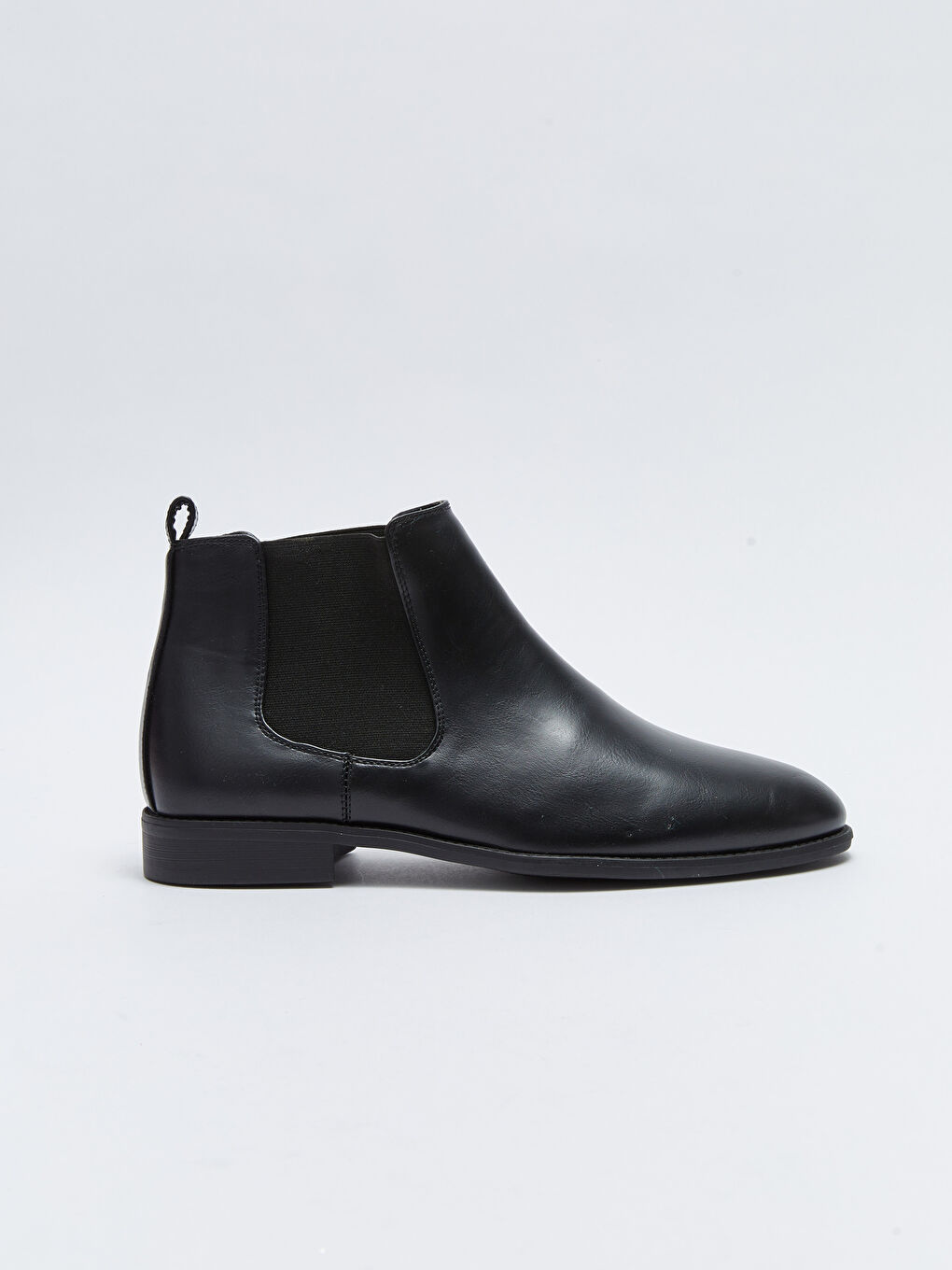 Leather Look Ankle-Length Men's Boots-1
