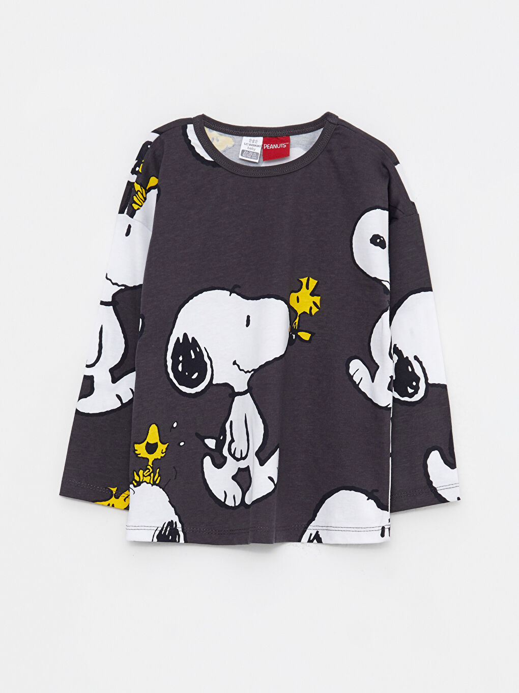 Crew Neck Long Sleeve Snoopy Printed Baby Boy Pajamas Set -W22074Z1-LRX