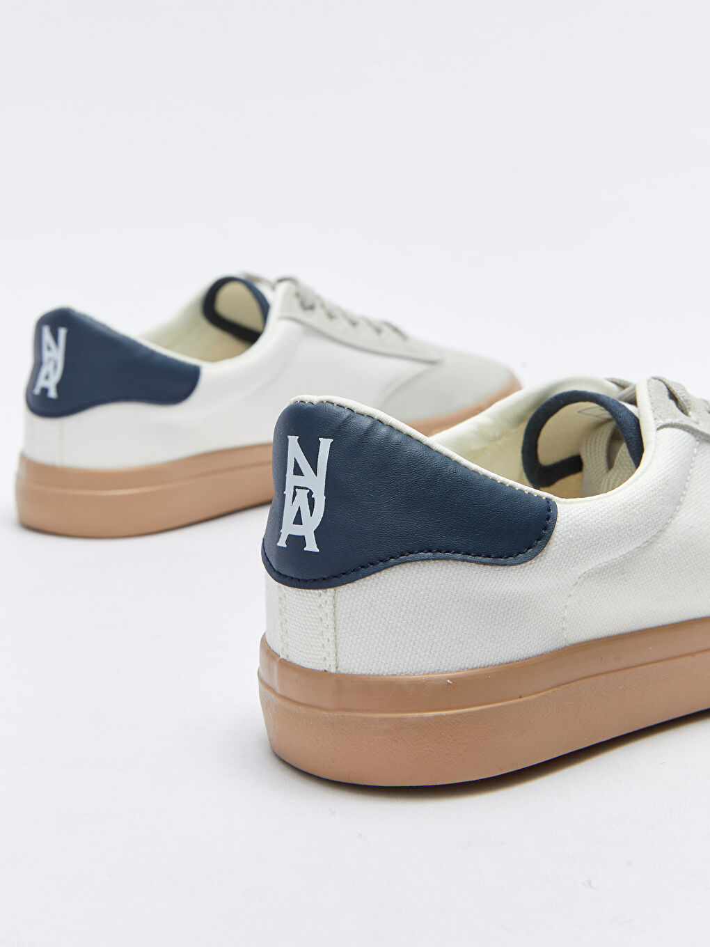 Кроссовки Мужские с Цветовым Блоком и Шнуровкой-4