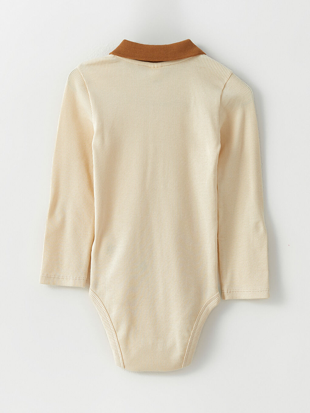 LCW baby Polo Yaka Uzun Kollu Basic Erkek Bebek Çıtçıtlı Body -W22089Z1-S6J
