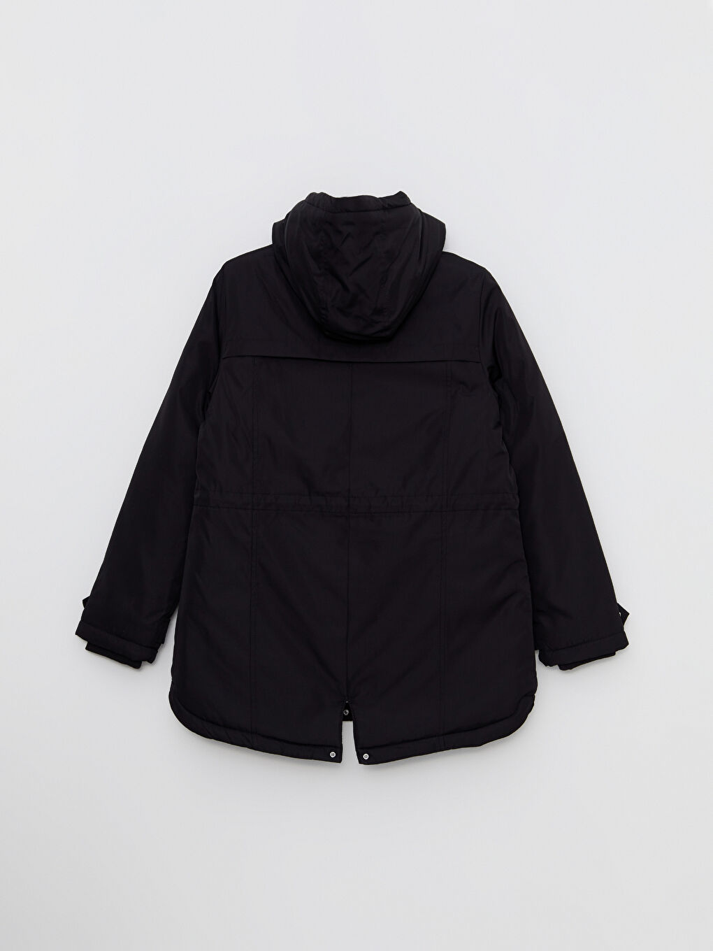 Hooded Regular Long Sleeve Women's Parka-8