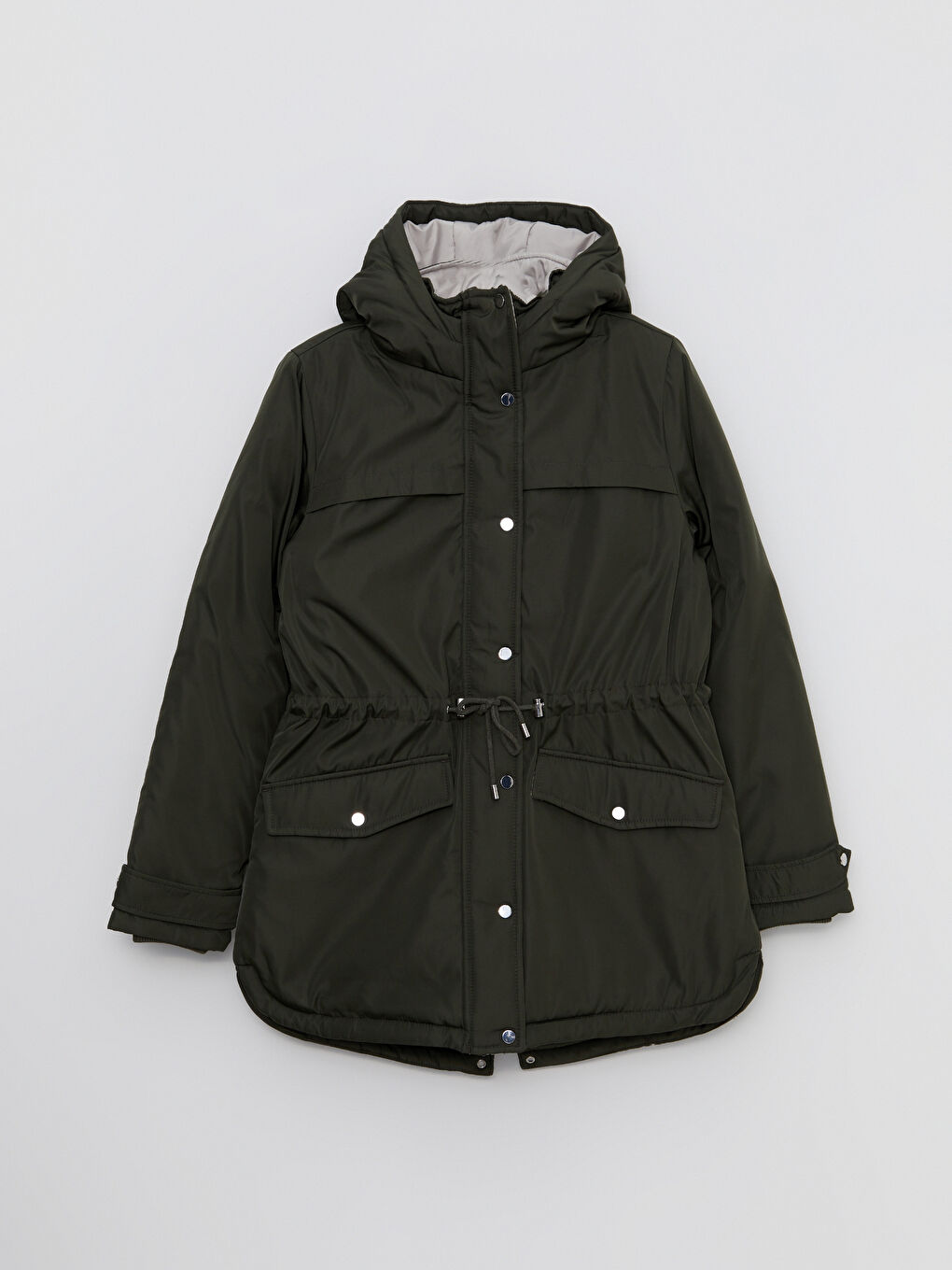 Parka cu glugă, mânecă lungă, pentru femei-6