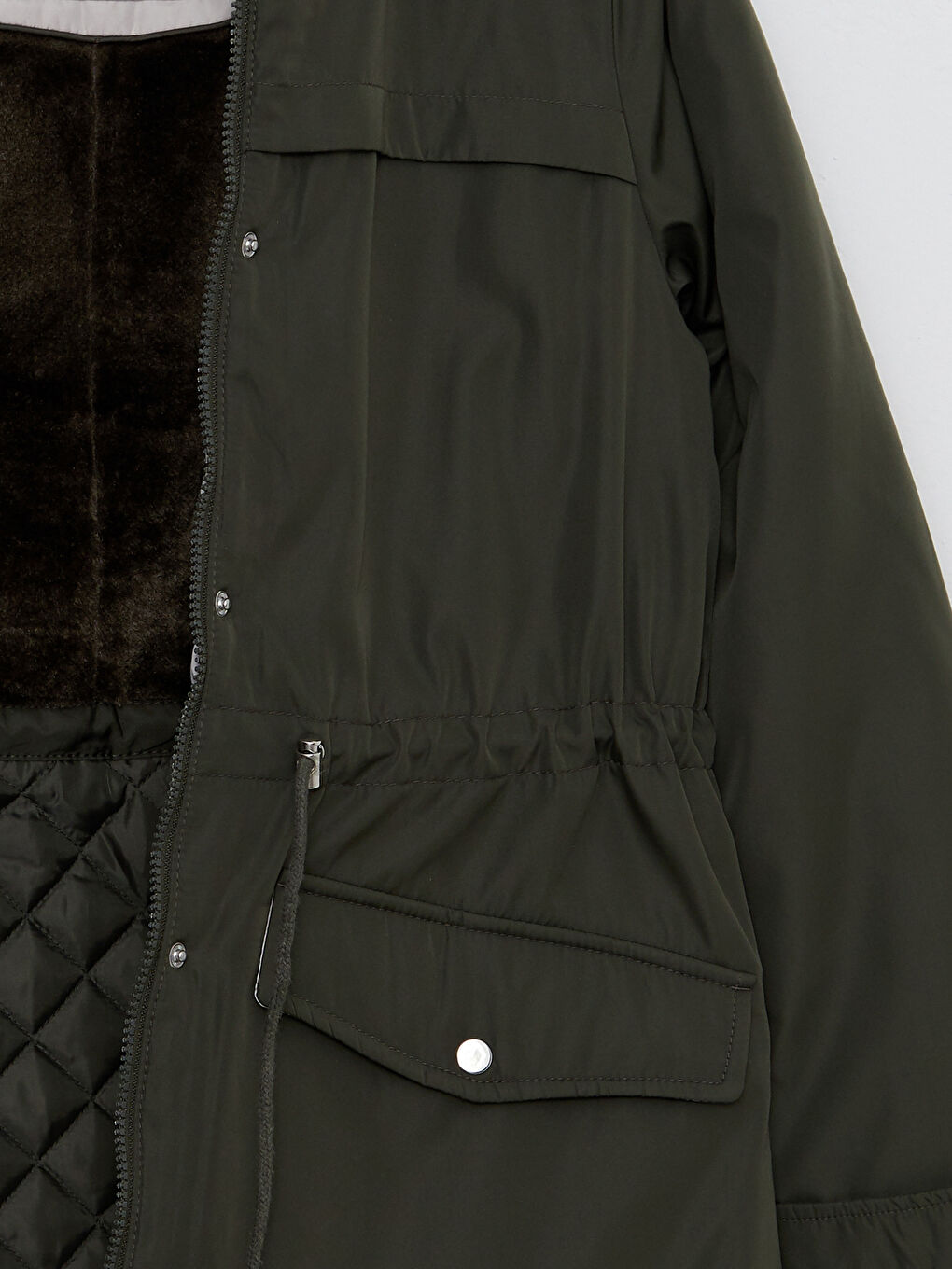 Parka cu glugă, mânecă lungă, pentru femei-7