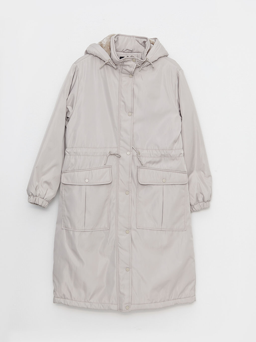 Hooded Regular Long Sleeve Women's Parka-6