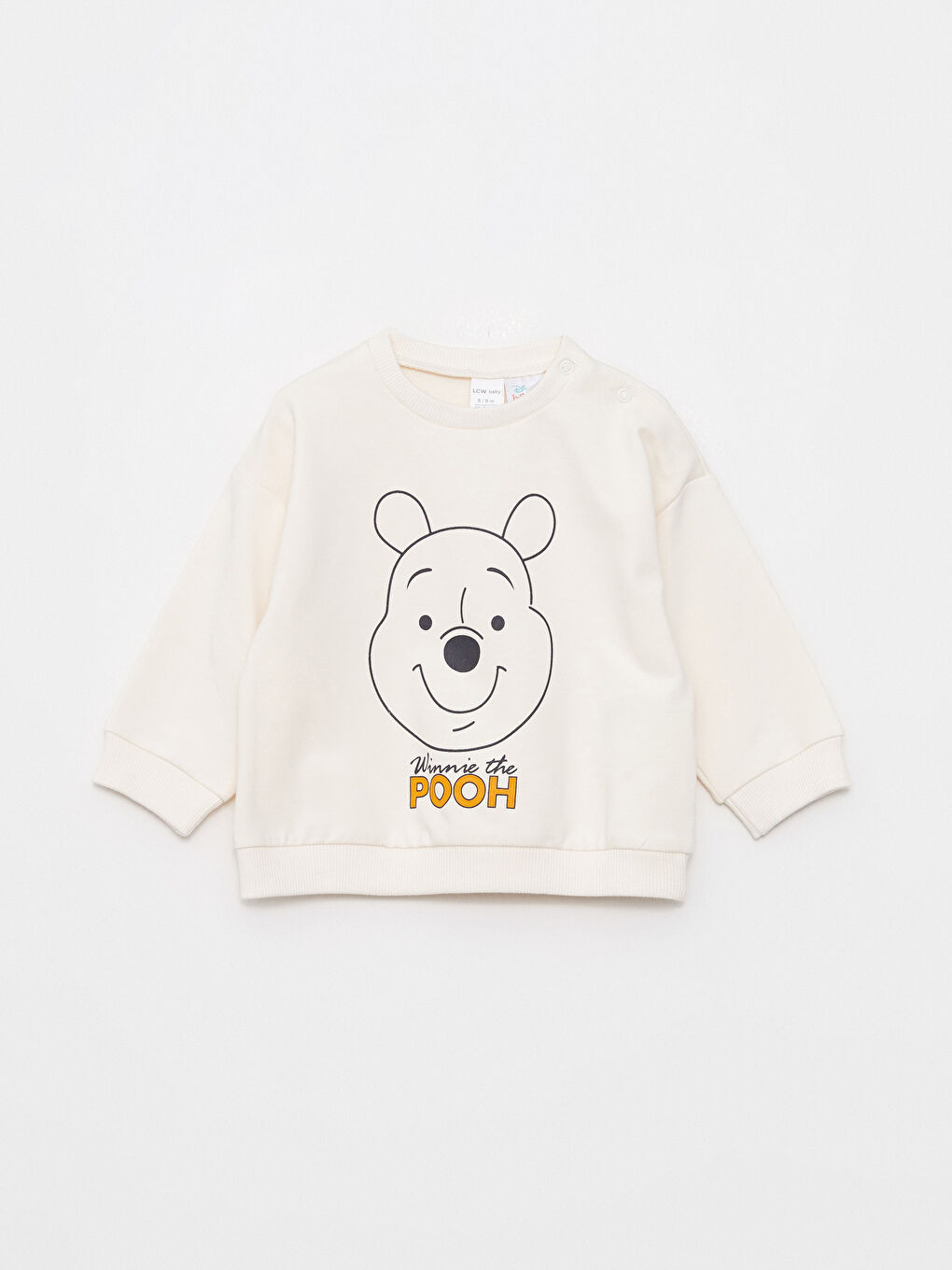 LCW baby Rundhalsausschnitt Langarm Winnie the Pooh Bedrucktes Baby Jungen Sweatshirt und Hose 2er-Pack -W22104Z1-FDL