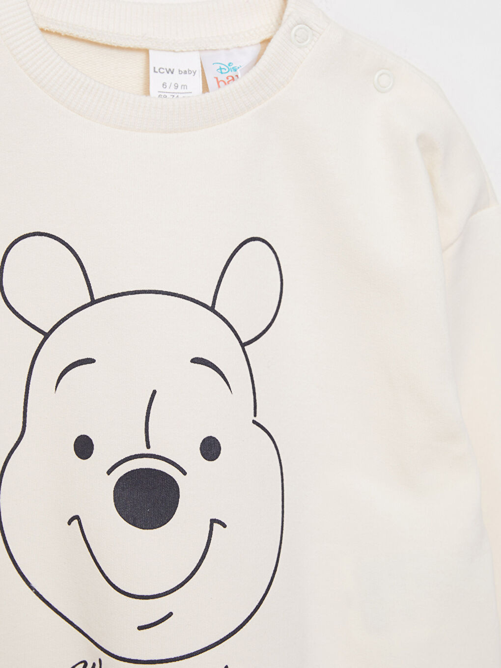 LCW baby Rundhalsausschnitt Langarm Winnie the Pooh Bedrucktes Baby Jungen Sweatshirt und Hose 2er-Pack -W22104Z1-FDL