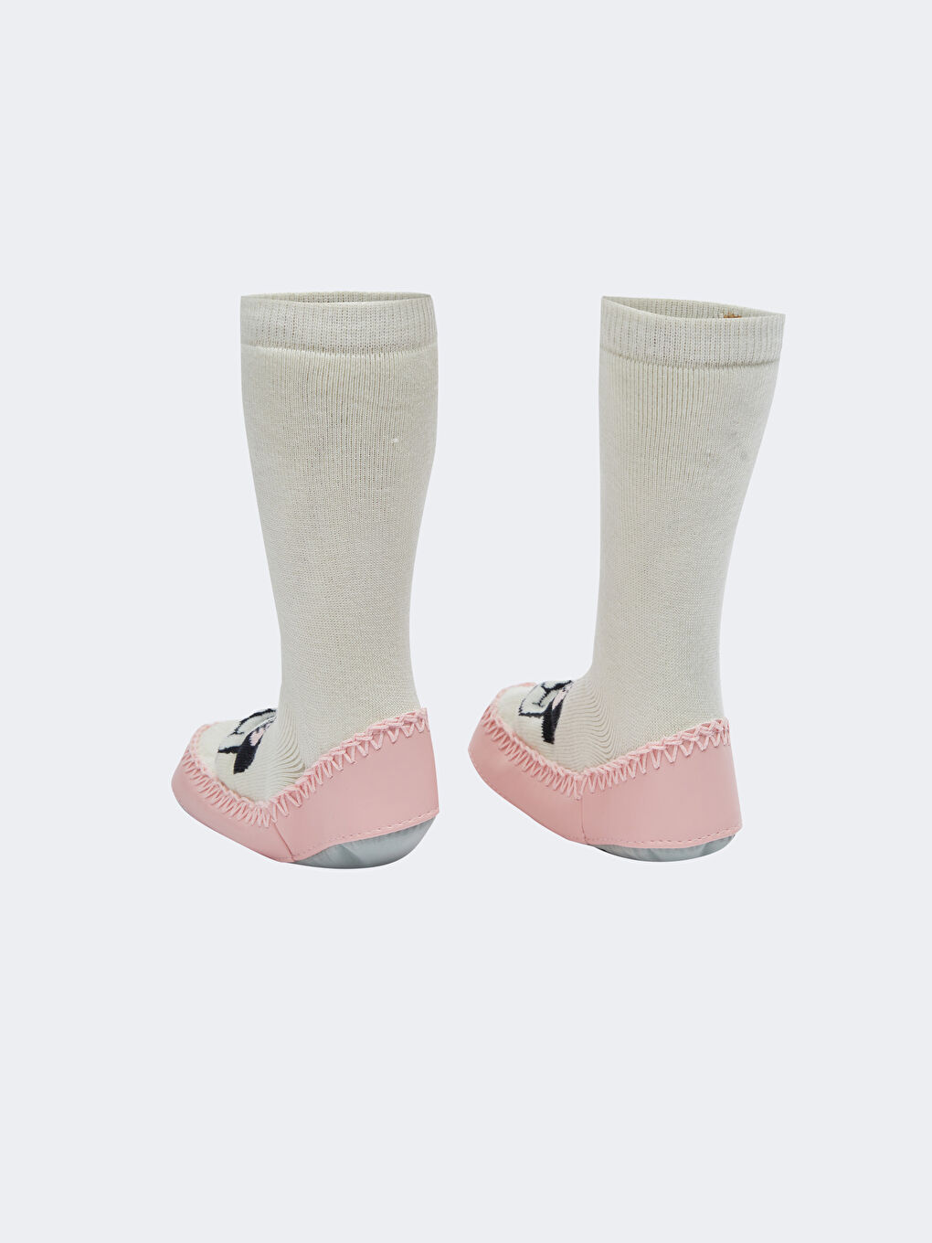 Minnie Mouse Baskılı Kız Bebek Ev Çorabı-2