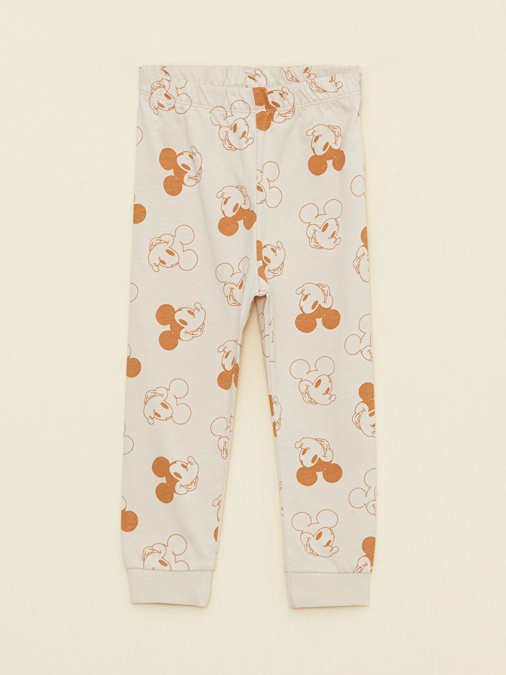 Ensemble de Pyjama Bébé Garçon en Coton Bio Imprimé Mickey Mouse à Manches Longues et Col Rond-2