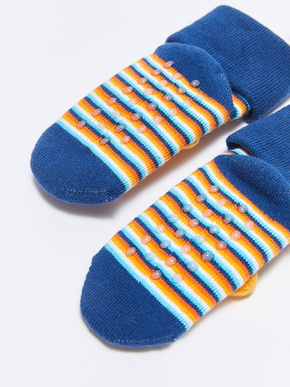 Lacivert Çıngıraklı Erkek Bebek Soket Çorap-7