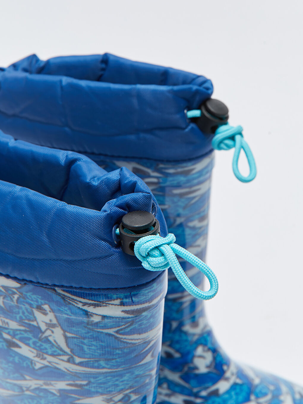 Printed Buckled Boys Rain Boots-5