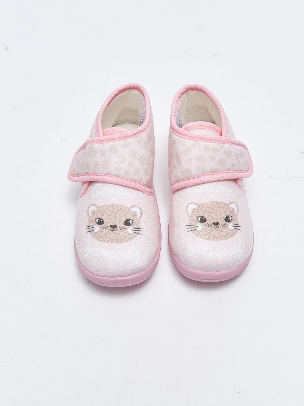 LCW STEPS Printed Velcro Slippers for Girls -W22169Z4-S5J