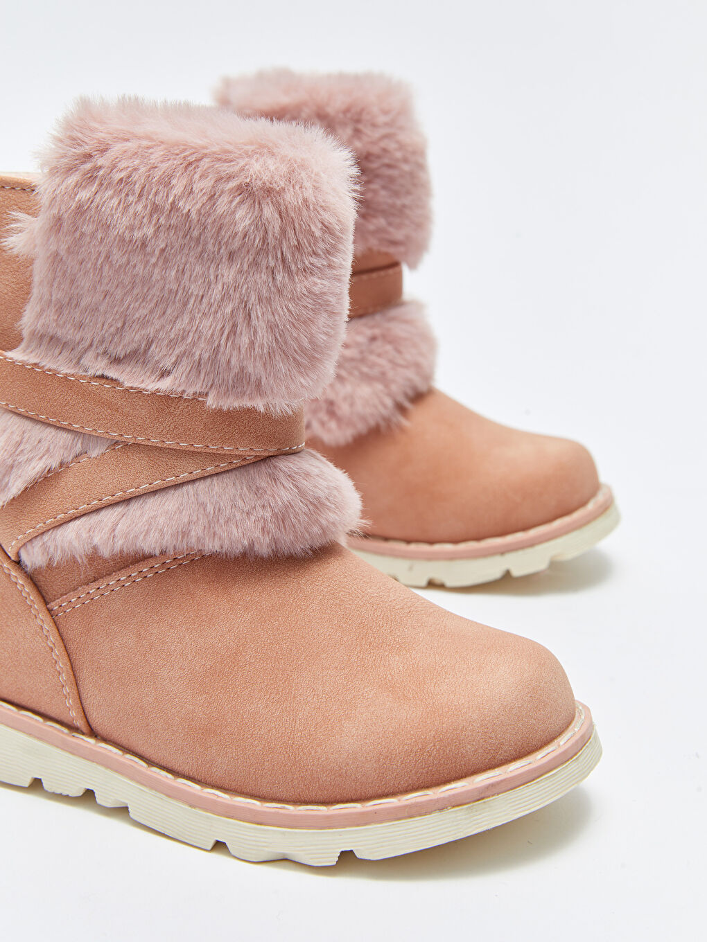 LCW STEPS Lederoptik Baby Mädchen Stiefel mit Reißverschluss -W22170Z1-CRC