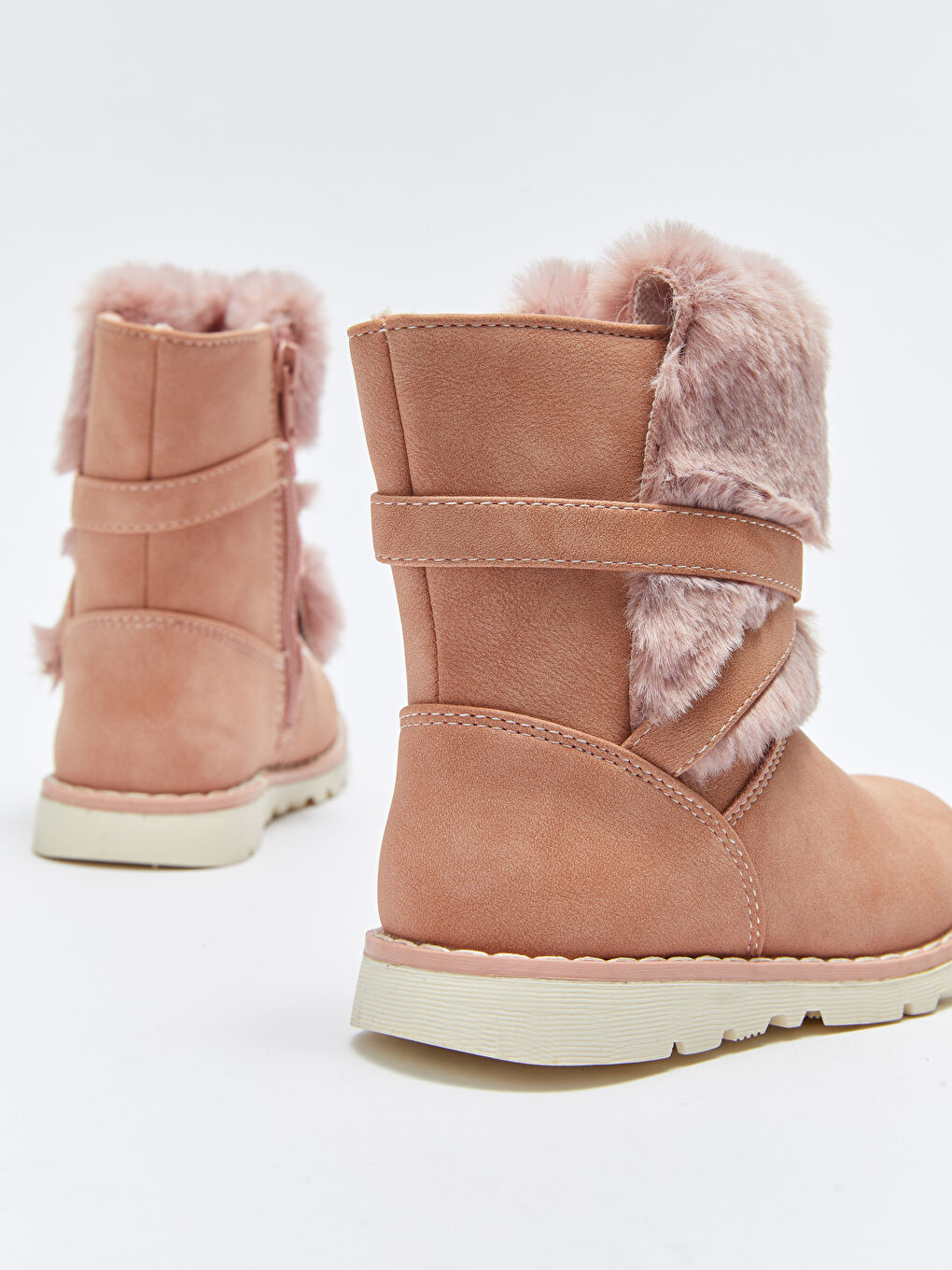 LCW STEPS Lederoptik Baby Mädchen Stiefel mit Reißverschluss -W22170Z1-CRC