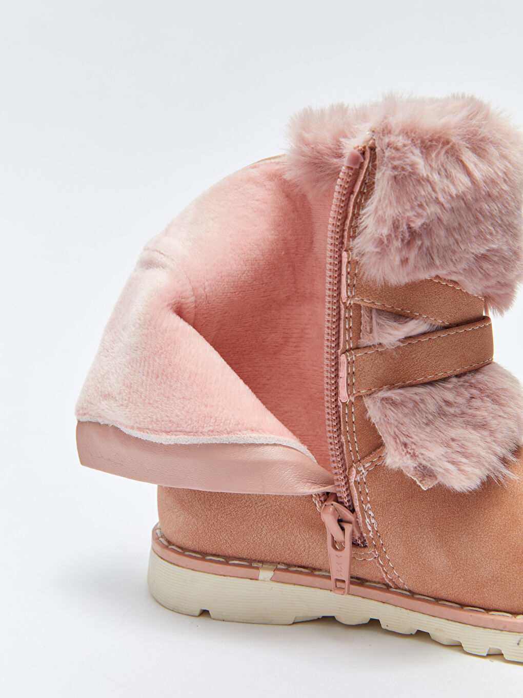 LCW STEPS Lederoptik Baby Mädchen Stiefel mit Reißverschluss -W22170Z1-CRC