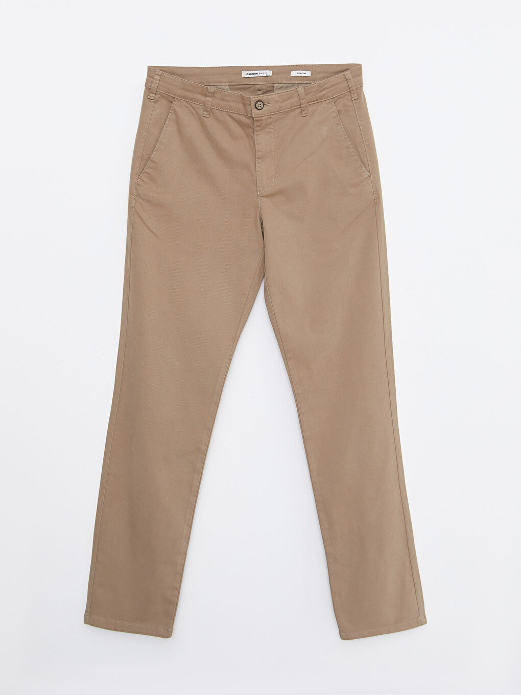 LCWAIKIKI Classic Bej Dar Kalıp Gabardin Erkek Chino Pantolon - 5