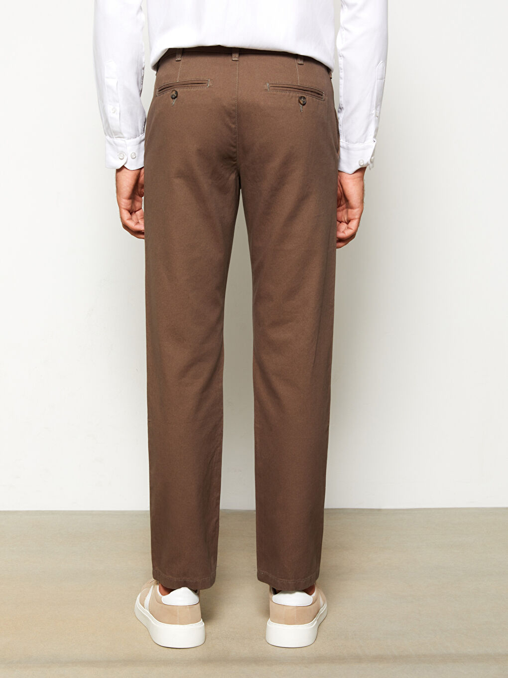 Pantaloni Chino Relax Fit Gabardine pentru Bărbați-4