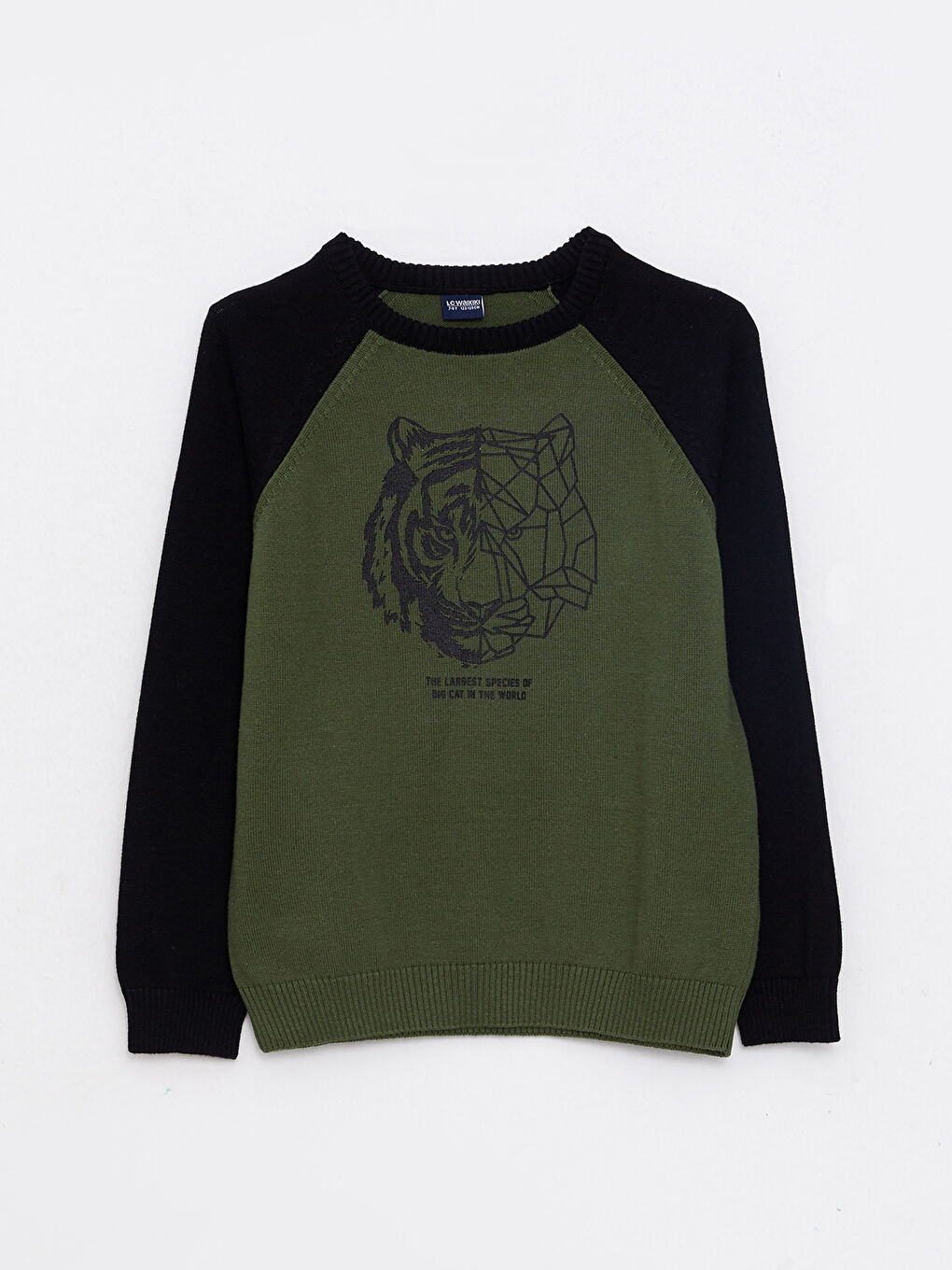 LCW Kids Crew Neck Patterned Long Sleeve Boy Tricot Sweater -W22203Z4-HCY