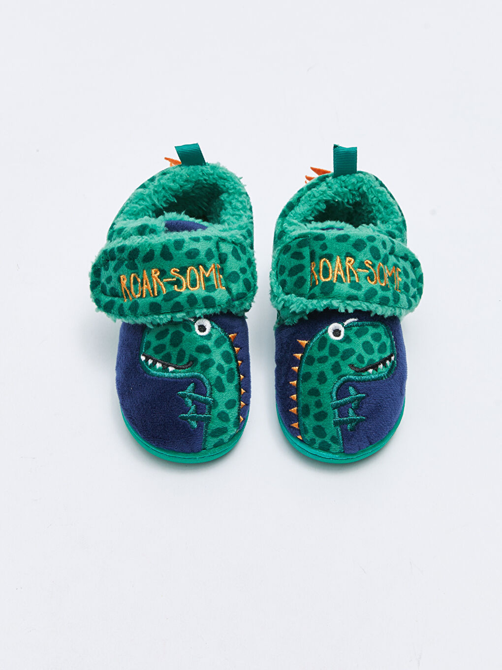 Bestickte Hausschuhe mit Haken und Schlaufe für Baby Jungen-2