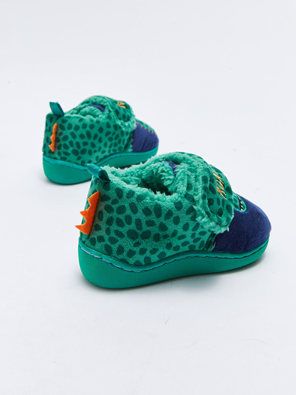 Bestickte Hausschuhe mit Haken und Schlaufe für Baby Jungen-4