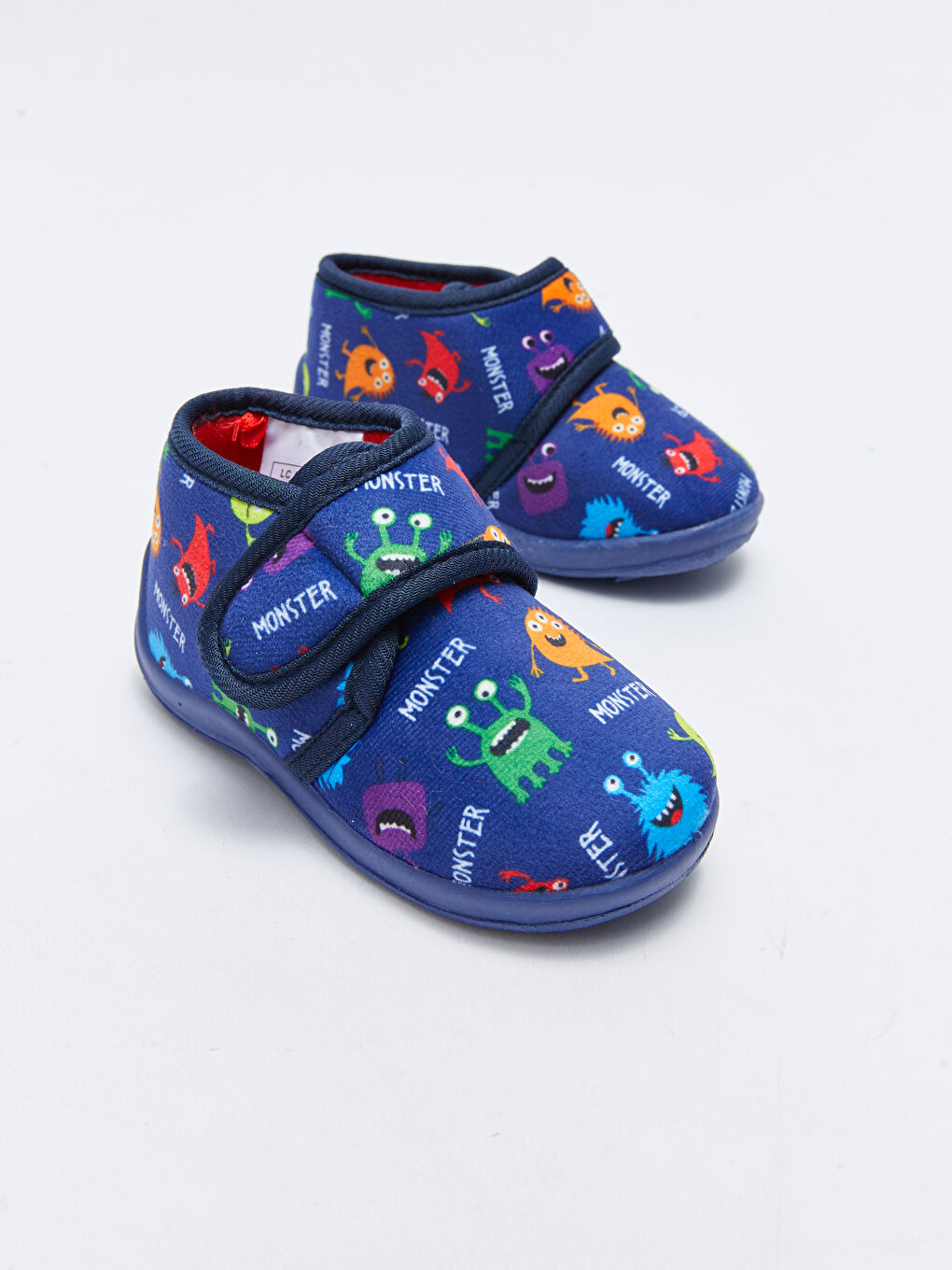 Printed Velcro Baby Boys' Slipper Boots-2