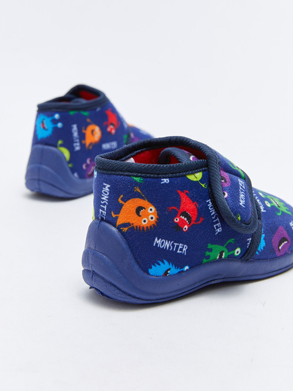 Printed Velcro Baby Boys' Slipper Boots-4
