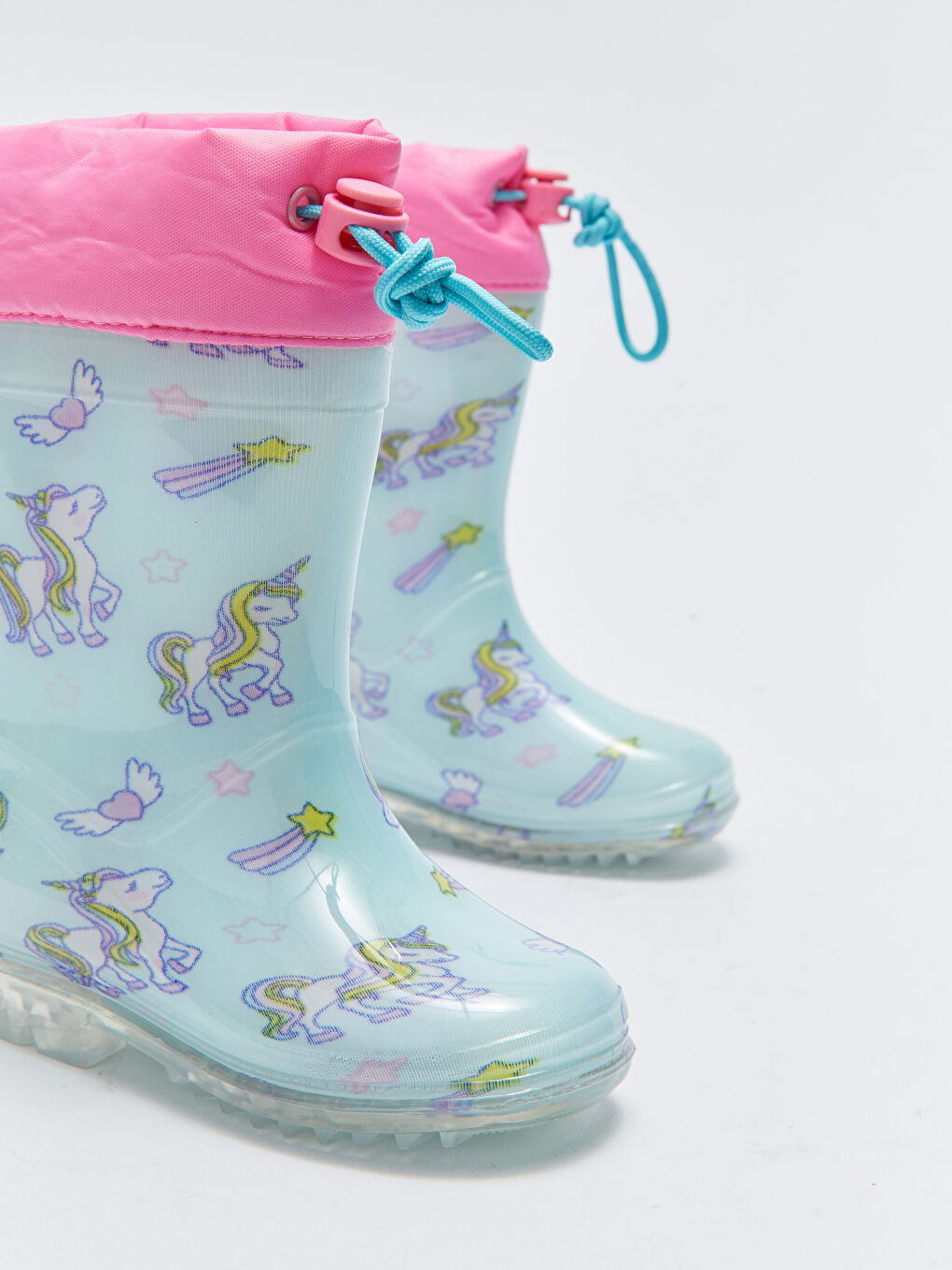 LCW STEPS Printed Baby Girl Boots with Buckle -W22243Z1-PWC